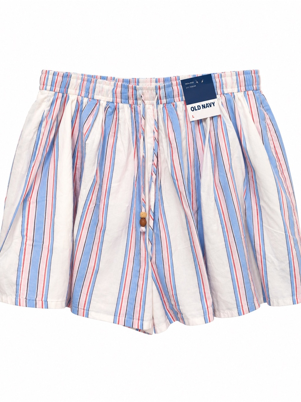 Old Navy High-Rise Striped Shorts — New With Tags